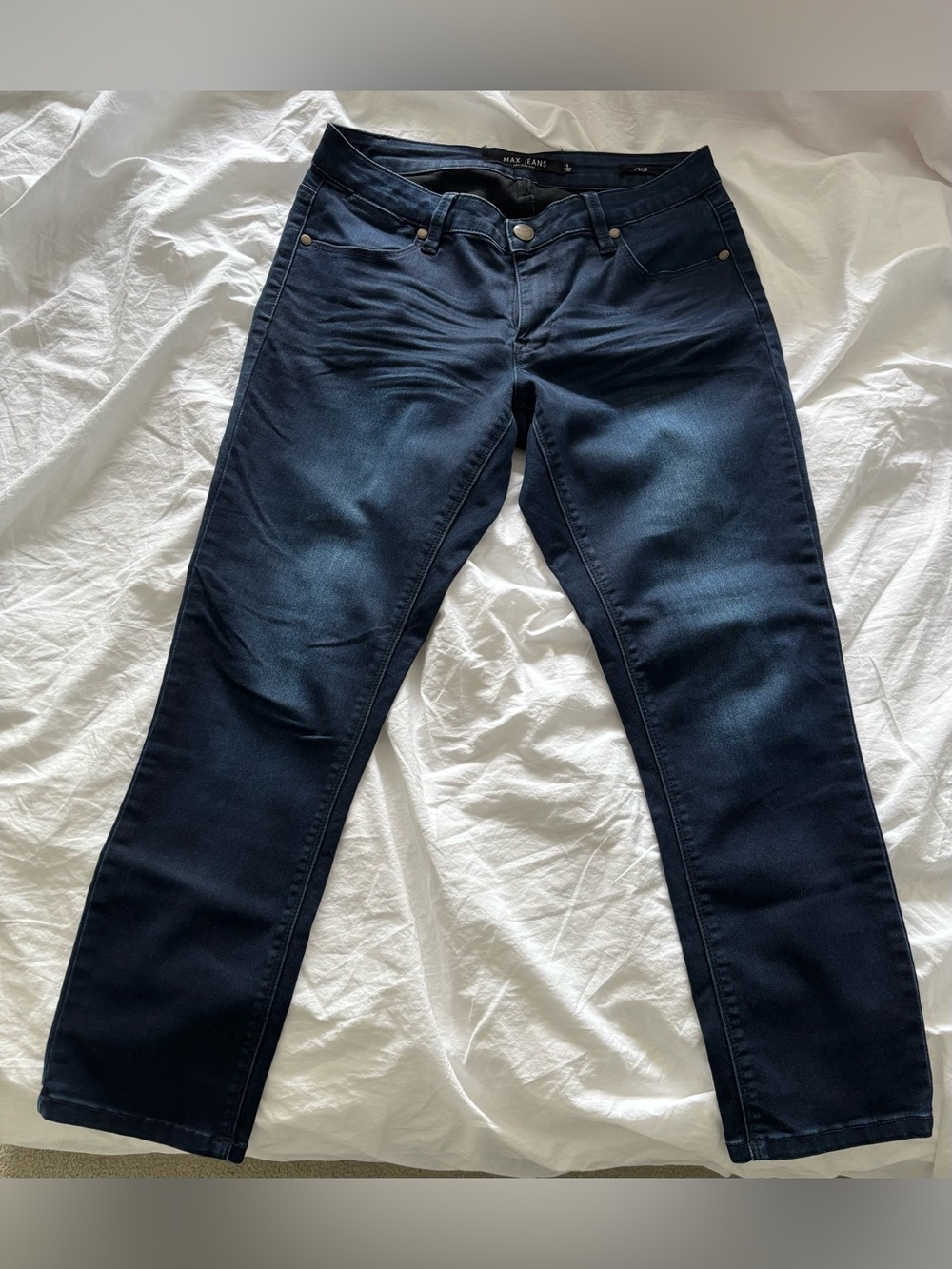 Max Jeans Women’s Navy Straight Jeans